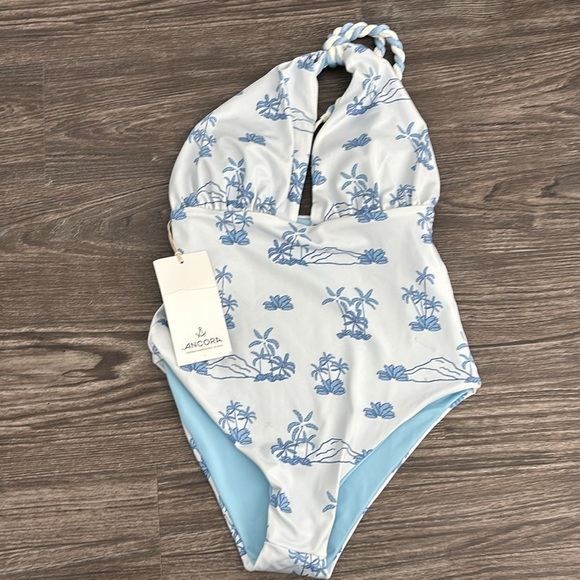 Ancora Swimwear The Braided Voyage One Piece Swimsuit NWT - Picture 2 of 5